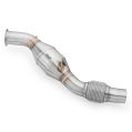 Downpipe RM Motors für BMW E81 E60 E91 E88 116d 316d 520d N47 mit Katalysator Euro 3 100 CPSI -1