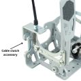 Pedalbox Eco Class Floor Mount Compact RacingPedalBoxes - Gray-3