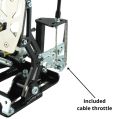 Pedalbox Kart Cross SMG Bodenmontage mit Fußstütze RacingPedalBoxes-2