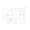 Vergaser-Schaumluftfilter mit Grundplatte Ramair RS2V2-215-403 für Weber 32 34 DFT 65mm Innenhöhe-5