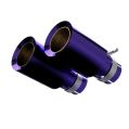 Titan-Auspuffblenden Violett Restomotive-6