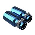Titanium Exhaust Tips Blue Restomotive-2