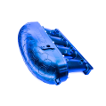 RTMG Performance Billet Aluminium Ansaugkrümmer V2 mit Delete Kit und Einspritzleiste für 2.0 TSI TFSI EA888 Gen 4 Blau-3