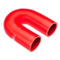 Silikonbogen 180°Grad 54mm Silikonschlauch Rot-1