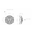 Axial Pull Radiator Cooling Fan SPAL 12V VA39-A100-45S-3