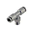 Adapter Stück Turbosmart t-piece 1/8 NPT Pushloc 1/4 stainless steel -1