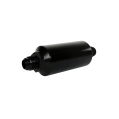 Aeromotive 12387 10 Mikron schwarzer Kraftstofffilter mit männlichen AN-10 Anschlüssen und Zelluloseelement-3