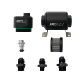 DWFFR-X 70mm Kraftstoffdruckregler mit Filter 10 Mikron und 8AN Anschlüssen DeatschWerks-1