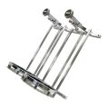 Stand up Billet Bottle Bracket Flat Mount für Dual 15Lb Flasche Nitrous Express NX 11208SB-15-1