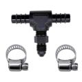 Kraftstoff-T-Fitting 5/16 Schlauch Barb auf AN4 Male Nitrous Express NX 15235-1