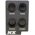 Custom Schalttafel für Ford Mustang (S197) 2005-2014 Nitrous Express NX 15785-1