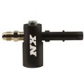 3/8-10mm Late Model Billet Kraftstoffleitung Adapter 90-Grad Nitrous Express NX 16185D-1