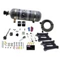 Dual 4150 Conventional Plate System Benzin Stage 6 50-300Hp mit 12Lb Carbonflasche Nitrous Express NX 30240-12-1