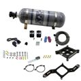 4150 Billet Crossbar Plate System Single Stage 100-500Hp with 12Lb Carbon Bottle Nitrous Express NX 66042-12-1