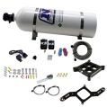 4150 Billet Crossbar Plate System Single Stage 250-750Hp mit 15Lb Flasche Nitrous Express NX 63840-15-1