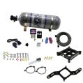 4150 Billet Crossbar Plate System Single Stage 250-650Hp mit 12Lb Kohleflashe Nitrous Express NX 63940-12-1