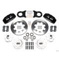 Wilwood 140-12947 Forged Dynapro 6 Vorderrad-Bremskit 12.19 schwarz für Ford-2
