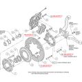 Wilwood 140-12947 Forged Dynapro 6 Vorderrad-Bremskit 12.19 schwarz für Ford-3
