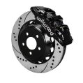 Wilwood 140-13886-D AERO6 Big Brake Vorderrad-Bremskit 14.00 Gebohrt Schwarz für Ford-1