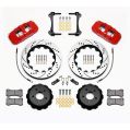 Wilwood 140-13886-DR AERO6 Big Brake Vorderrad-Bremskit 14.00 Gebohrt Rot für Ford-2