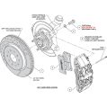 Wilwood 140-17275-DR AERO6-DM Direct-Mount Truck Front Brake Kit 13.38 Drilled Red for Jeep-3