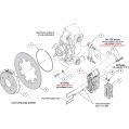 Wilwood 140-17735 NDPR Rear UTV Brake Kit Black for Polaris RZR-3