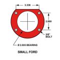 Wilwood 140-9282-DP Forged Dynalite Rear Parking Brake Kit 12.19 Drilled Slotted Polished-4