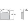 Bremsbeläge Wilwood 150-10-D0045K BP-10 D45 Street Performance Racing Pads .585-2