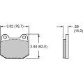 Bremsbeläge Wilwood 150-10-D0961K BP-10 D961 Street Performance Racing Pads .59-2