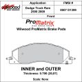 Bremsbeläge Wilwood 150-10-D1399K BP-10 D1399 Street Performance Racing Pads .79-2