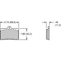 Brake Pads Wilwood 150-13335K Purple 6211 High-Temperature Racing Pads .44-2