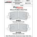 Bremsbeläge Wilwood 150-30-D1793K BP-30 D1793 High-Temperature Racing Pads .645-2