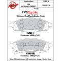 Bremsbeläge Wilwood 150-D0376K PM ProMatrix D376 Street Performance Racing Pads .68-2