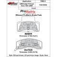Bremsbeläge Wilwood 150-D0459K PM ProMatrix D459 Street Performance Racing Pads .78-2