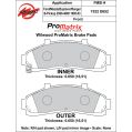 Bremsbeläge Wilwood 150-D0652K PM ProMatrix D652 Street Performance Racing Pads .65-2