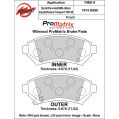 Brake Pads Wilwood 150-D0699K PM ProMatrix D699 Street Performance Racing Pads .67-2