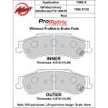 Brake Pads Wilwood 150-D0729K PM ProMatrix D729 Street Performance Racing Pads .61-2