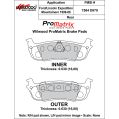 Bremsbeläge Wilwood 150-D0879K PM ProMatrix D879 Street Performance Racing Pads .63-2