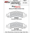 Bremsbeläge Wilwood 150-D0975K PM ProMatrix D975 Street Performance Racing Pads .64-2