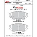 Bremsbeläge Wilwood 150-D1404K PM ProMatrix D1404 Street Performance Racing Pads .70-2
