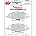 Bremsbeläge Wilwood 150-D1463K PM ProMatrix D1463 Street Performance Racing Pads .655-2