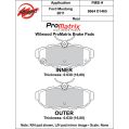 Bremsbeläge Wilwood 150-D1465K PM ProMatrix D1465 Street Performance Racing Pads .63-2