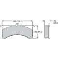 Brake Pads Wilwood 15A-13796K PolyMatrix A 7525 Street Performance Racing Pads .99-2