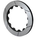 Wilwood 160-9960-GTB GT 48 Curved Vane Rotor Left Hand Black 12,88-1