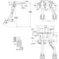 Wilwood 340-16350 Swing-Mount Brems- und Kupplungspedal 5.50-6.25:1 Triple M/C-4