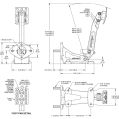 Wilwood 340-17698 Bodenmontiertes Bremspedal 5,25-6:1 Tandem M/C-4
