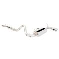 Exhaust system XForce with Varex muffler for Jeep Wrangler 2012-2018 JK ERB 3.6L V6 stainless steel-1