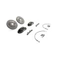 RacingLine Stage 2 Evo Big Brake Kit 345mm 4 Pot for VW Polo AW Seat Ibiza 6F Audi A1GB Black-5