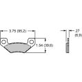 Wilwood 120-17015 Electric Parking Brake Schwimmhalterung Bremssattel Links 1 Kolben Schwarz-2