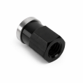 Winters Aluminium-Getriebeabdeckungsmutter schwarz 3/8
